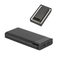 Gift Campaign Batteria portatile promozionale da 16.000 mAh Powerbank Black><noscript><img width=