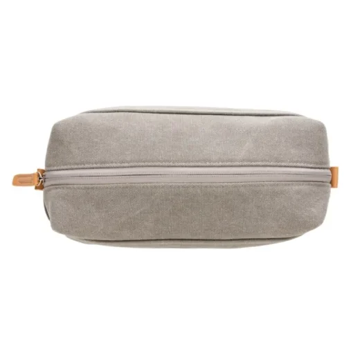 Gift Campaign Beauty case con logo in tessuto canvas con dettagli in PU Casual> Beauty Case Personalizzati