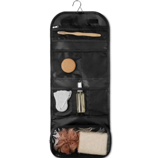 Gift Campaign Beauty case da viaggio in poliestere 600D e 300D che si appende Roller> Beauty Case Personalizzati