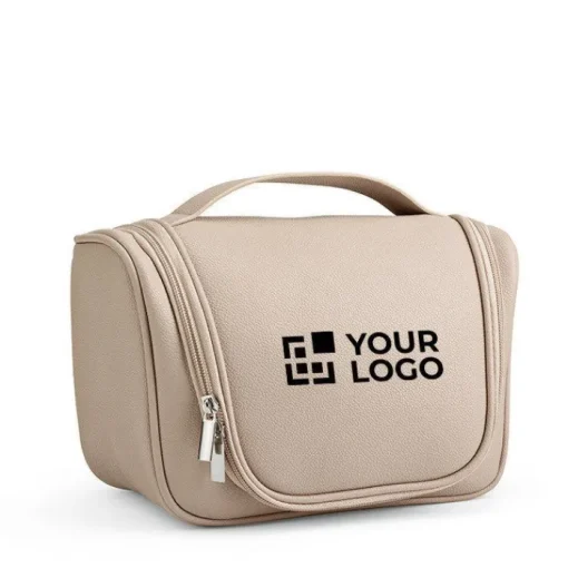Gift Campaign Beauty case ecologico in finta pelle riciclata con ampio scomparto> Beauty Case Personalizzati