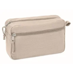 Gift Campaign Beauty case in canapa da 200g/m2 con doppia tasca EcoFriendly><noscript><img width=