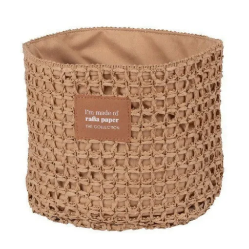Gift Campaign Beauty case in carta rafia a sacchetto con chiusura a cordoncini> Beauty Case Personalizzati