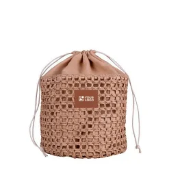 Gift Campaign Beauty case in carta rafia a sacchetto con chiusura a cordoncini></noscript> Beauty Case Personalizzati