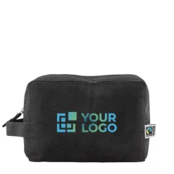 Gift Campaign Beauty case in cotone proveniente dal Fairtrade da 220 g/m2 con manico></noscript> Beauty Case Personalizzati