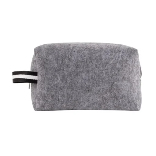 Gift Campaign Beauty case in feltro rPET da 360 g/m² con manico laterale bicolore> Beauty Case Personalizzati