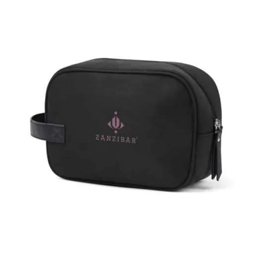 Gift Campaign Beauty case in finto camoscio con dettagli in PU e manico laterale> Beauty Case Personalizzati