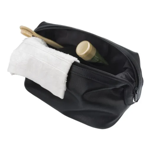 Gift Campaign Beauty case in pelle promozionali con due bottoni laterali> Pochette Personalizzate|Beauty Case Personalizzati
