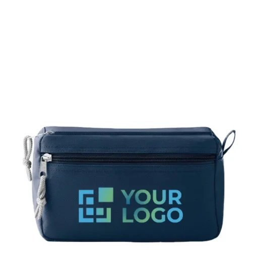 Gift Campaign Beauty case in poliestere 600D con retro in PPE e doppia tasca DuoZip> Beauty Case Personalizzati
