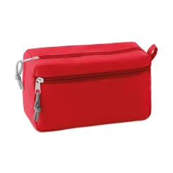 Gift Campaign Beauty case in poliestere 600D con retro in PPE e doppia tasca DuoZip></noscript> Beauty Case Personalizzati
