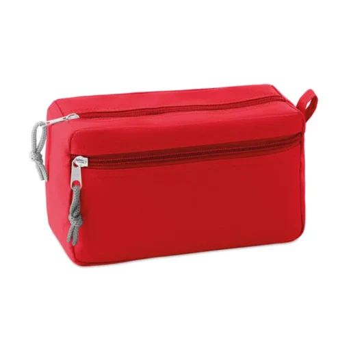 Gift Campaign Beauty case in poliestere 600D con retro in PPE e doppia tasca DuoZip> Beauty Case Personalizzati