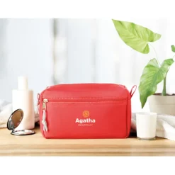 Gift Campaign Beauty case in poliestere 600D con retro in PPE e doppia tasca DuoZip></noscript> Beauty Case Personalizzati