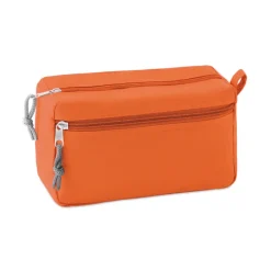 Gift Campaign Beauty case in poliestere 600D con retro in PPE e doppia tasca DuoZip></noscript> Beauty Case Personalizzati