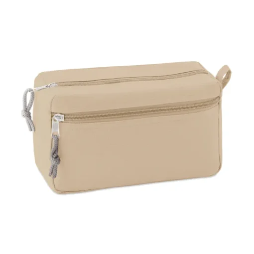 Gift Campaign Beauty case in poliestere 600D con retro in PPE e doppia tasca DuoZip> Beauty Case Personalizzati