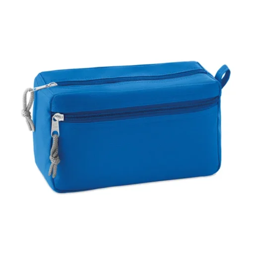 Gift Campaign Beauty case in poliestere 600D con retro in PPE e doppia tasca DuoZip> Beauty Case Personalizzati