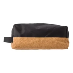 Gift Campaign Beauty case in poliestere 600D con fondo in sughero con logo Cork> Beauty Case Personalizzati