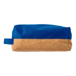 Gift Campaign Beauty case in poliestere 600D con fondo in sughero con logo Cork></noscript> Beauty Case Personalizzati