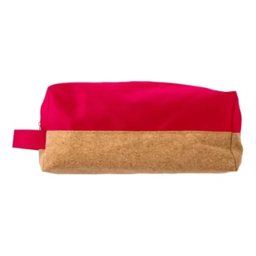 Gift Campaign Beauty case in poliestere 600D con fondo in sughero con logo Cork> Beauty Case Personalizzati