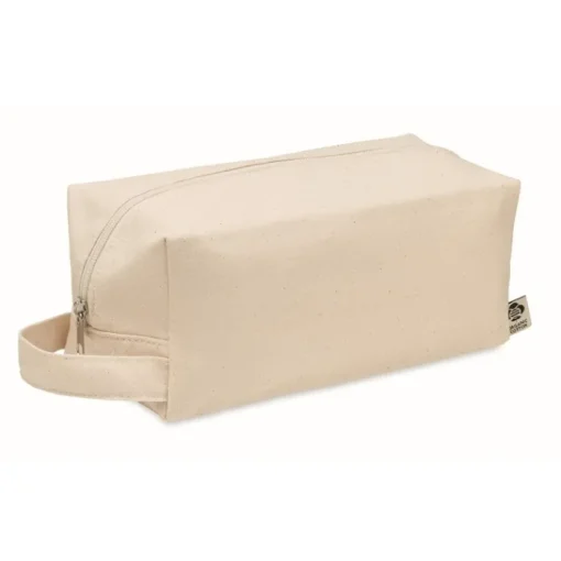 Gift Campaign Beauty case in tela organica 220g/m2 con manico laterale Canvas Takeit> Borse Termiche|Beauty Case Personalizzati