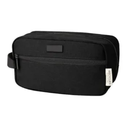 Gift Campaign Beauty case in tela riciclata 330 g/m2 con comodo cinturino e placca></noscript> Beauty Case Personalizzati