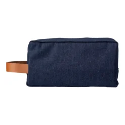 Gift Campaign Beauty case in tessuto denim con manico laterale in pelle sintetica> Beauty Case Personalizzati