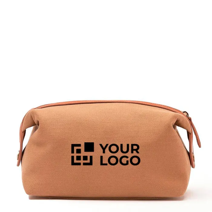 Gift Campaign Beauty case per cosmetici con logo in poliestere riciclato EcoStylish> Gadget Ecologici|Beauty Case Personalizzati