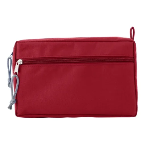 Gift Campaign Beauty case personalizzato con doppia zip in 600D RPET Essential> Beauty Case Personalizzati