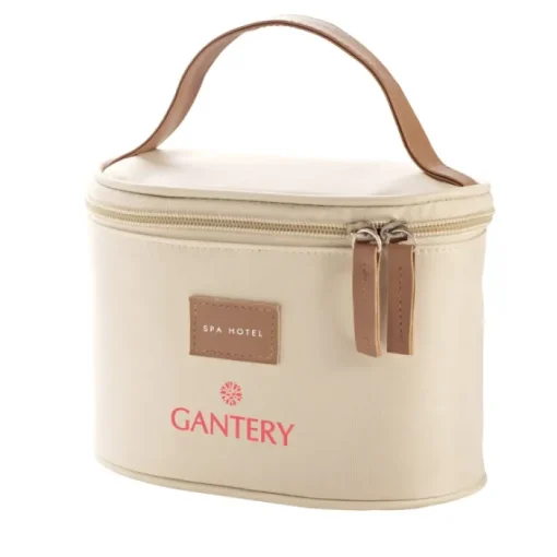 Gift Campaign Beauty case raffinato in microfibra e dettagli in similpelle Clubstyle> Beauty Case Personalizzati