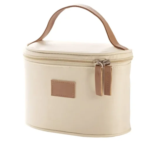 Gift Campaign Beauty case raffinato in microfibra e dettagli in similpelle Clubstyle> Beauty Case Personalizzati