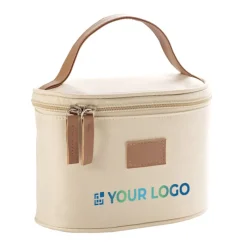 Gift Campaign Beauty case raffinato in microfibra e dettagli in similpelle Clubstyle></noscript> Beauty Case Personalizzati