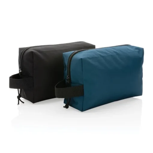 Gift Campaign Beauty case realizzato in 300D RPET con tracciante AWARE™ Basico Eco> Beauty Case Personalizzati