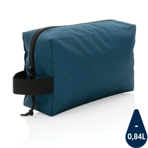 Gift Campaign Beauty case realizzato in 300D RPET con tracciante AWARE™ Basico Eco> Beauty Case Personalizzati