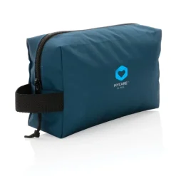 Gift Campaign Beauty case realizzato in 300D RPET con tracciante AWARE™ Basico Eco></noscript> Beauty Case Personalizzati