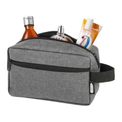 Gift Campaign Beauty case unisex con logo in poliestere riciclato certificato 300D></noscript> Beauty Case Personalizzati
