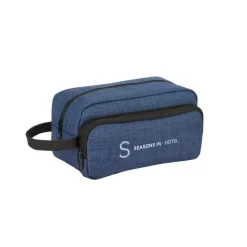 Gift Campaign Beauty case uomo in 300D da alta densità con interno foderato Trend> Beauty Case Personalizzati