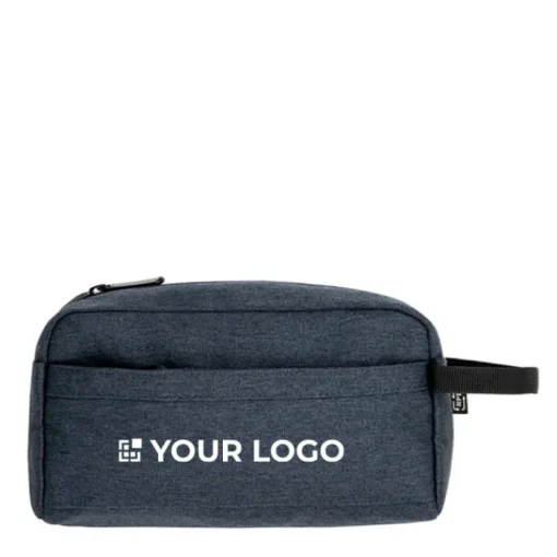 Gift Campaign Beauty case uomo personalizzati in rPET 600D con tasca aperta Urban> Beauty Case Personalizzati