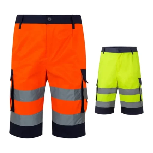 Gift Campaign Bermuda da lavoro in colori vivaci con riflettenti 210 g/m2 Velilla> Pantaloni