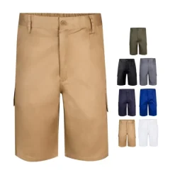 Gift Campaign Bermuda in sargia multitasche in cotone e poliestere 200 g/m2 Velilla></noscript> Pantaloni