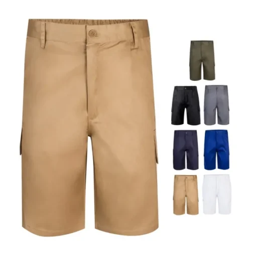 Gift Campaign Bermuda in sargia multitasche in cotone e poliestere 200 g/m2 Velilla> Pantaloni