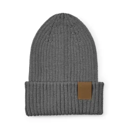 Gift Campaign Berretto in cotone riciclato con patch personalizzabile finitura a coste></noscript> Berretti Invernali