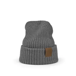 Gift Campaign Berretto in cotone riciclato con patch personalizzabile finitura a coste></noscript> Berretti Invernali