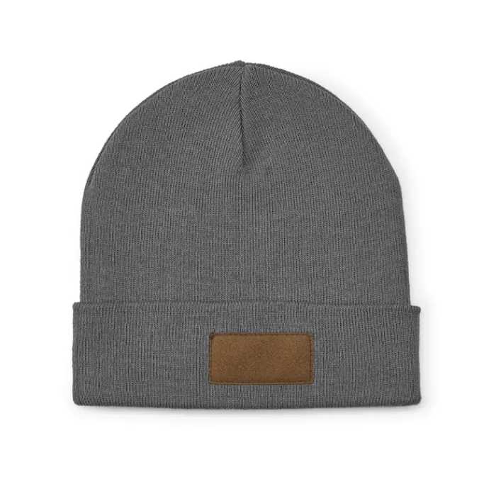 Gift Campaign Berretto in lana ed rPET con patch personalizzabile sul risvolto> Berretti Invernali