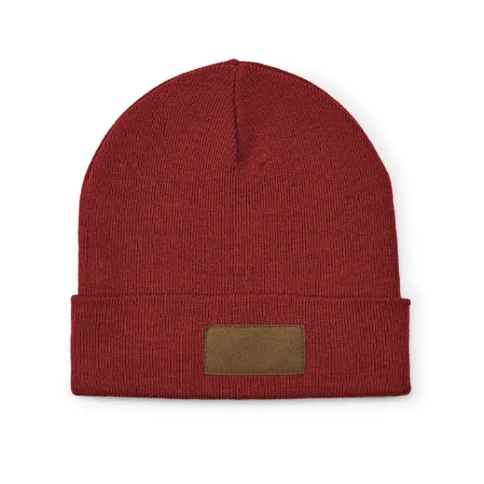 Gift Campaign Berretto in lana ed rPET con patch personalizzabile sul risvolto> Berretti Invernali