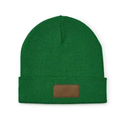 Gift Campaign Berretto in lana ed rPET con patch personalizzabile sul risvolto><noscript><img width=