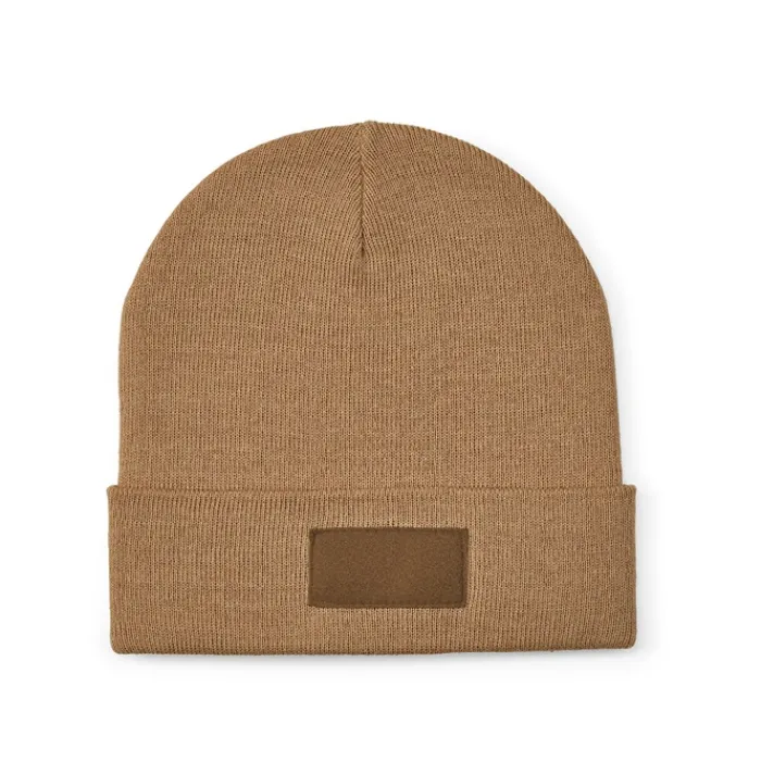 Gift Campaign Berretto in lana ed rPET con patch personalizzabile sul risvolto> Berretti Invernali