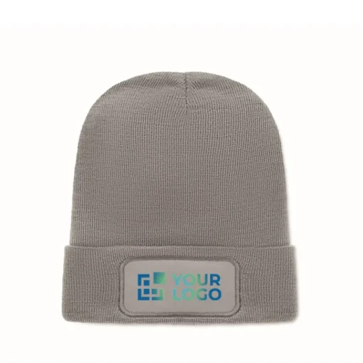 Gift Campaign Berretto unisex in poliestere rPET con toppa per personalizzazione> Berretti Invernali