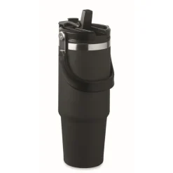 Gift Campaign Bicchiere a doppia parete con cannuccia, beccuccio e manico da 850ml> Bicchieri Termici Personalizzati