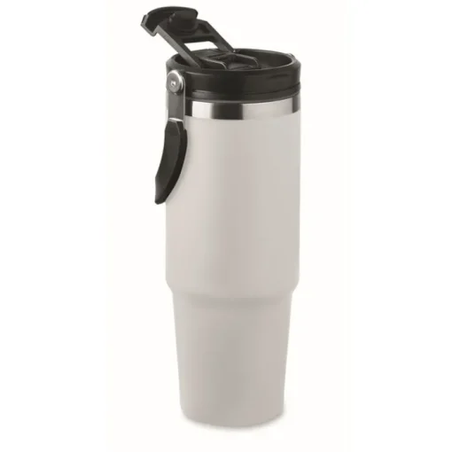 Gift Campaign Bicchiere a doppia parete con cannuccia, beccuccio e manico da 850ml> Bicchieri Termici Personalizzati
