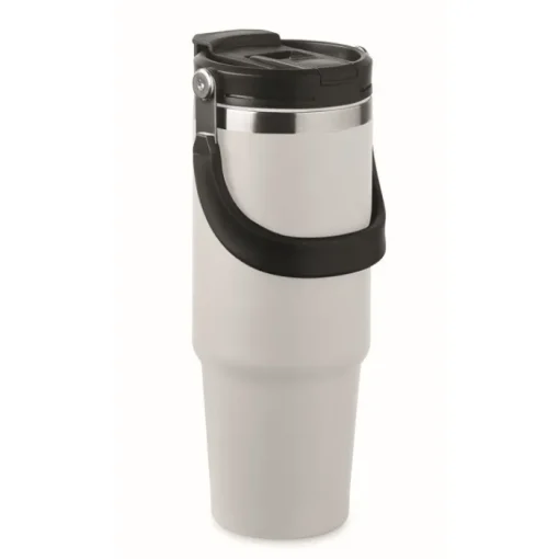 Gift Campaign Bicchiere a doppia parete con cannuccia, beccuccio e manico da 850ml> Bicchieri Termici Personalizzati