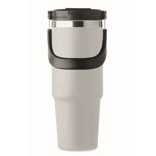 Gift Campaign Bicchiere a doppia parete con cannuccia, beccuccio e manico da 850ml> Bicchieri Termici Personalizzati