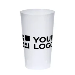 Gift Campaign Bicchiere alto riutilizzabile in polipropilene traslucido da 330 ml> Bicchieri Di Plastica Personalizzati